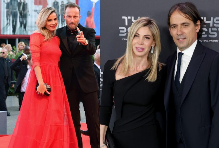 wilma faissol con francesco facchinetti e gaia lucariello con simone inzaghi